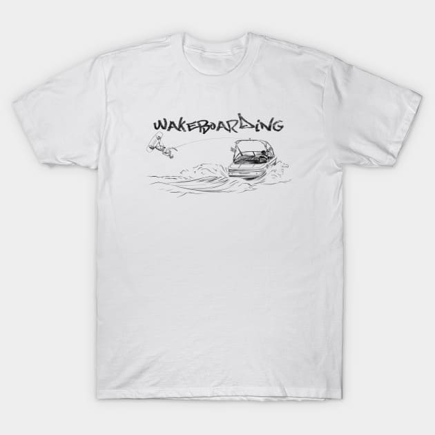 Wakeboarding T-Shirt by sibosssr